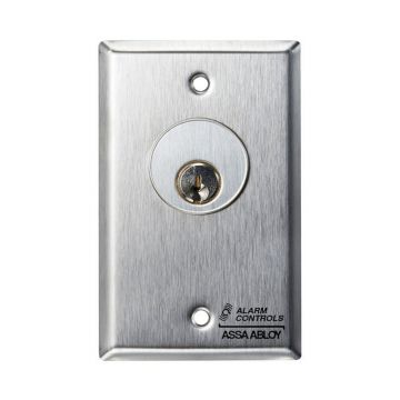 MCK-4 Mortise Cylinder Keyswitch, Single Gang